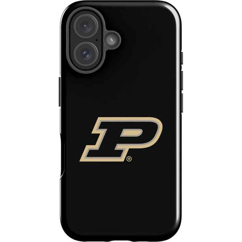 Purdue University Purdue Logo iPhone 16 Plus Impact Case