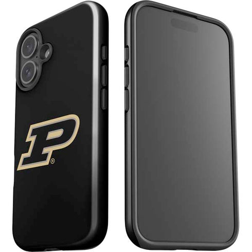 Purdue University Purdue Logo iPhone 16 Plus Impact Case