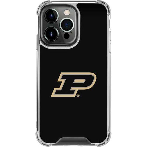 Purdue University Purdue Logo iPhone 16 Pro Max Clear Case