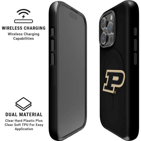 Purdue University Purdue Logo iPhone 16 Pro Max Magsafe Impact Case