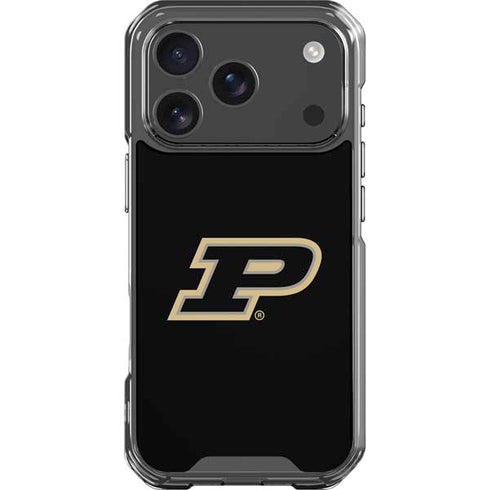 Purdue University Purdue Logo iPhone 17 Pro Clear Case