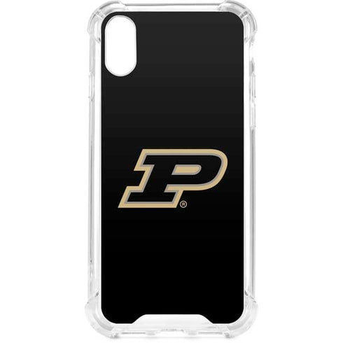 Purdue University Purdue Logo iPhone XS Clear Case
