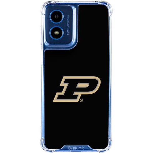 Purdue University Purdue Logo Moto G 5G (2024) Clear Case
