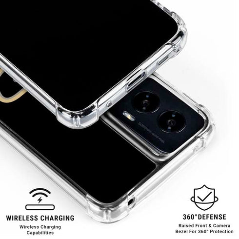 Purdue University Purdue Logo Moto G Power 5G (2024) Clear Case