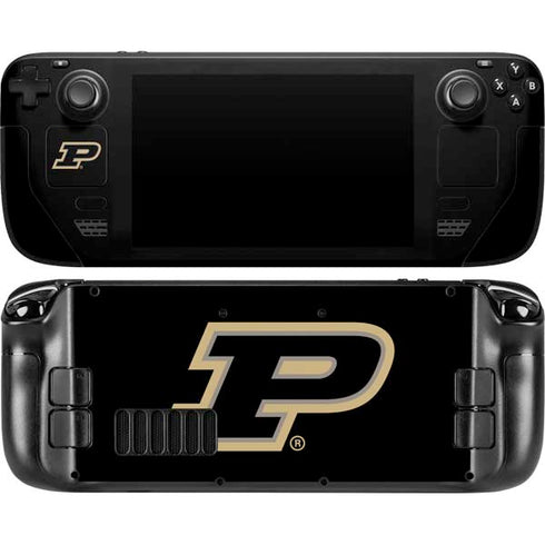 Purdue University Purdue Logo Steam Deck Handheld Gaming Computer Skin