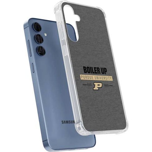 Purdue University Purdue University Boiler Up Galaxy A55 5G Clear Case