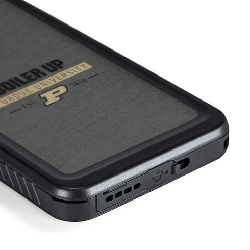 Purdue University Purdue University Boiler Up Galaxy S24 Plus Waterproof Case