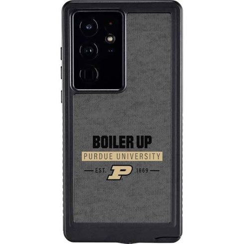 Purdue University Purdue University Boiler Up Galaxy S24 Ultra Waterproof Case