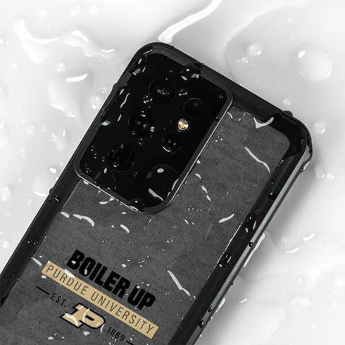 Purdue University Purdue University Boiler Up Galaxy S24 Ultra Waterproof Case