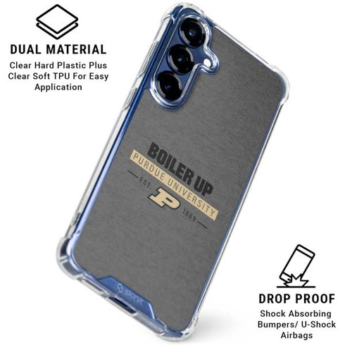 Purdue University Purdue University Boiler Up Galaxy S25 Plus Clear Case
