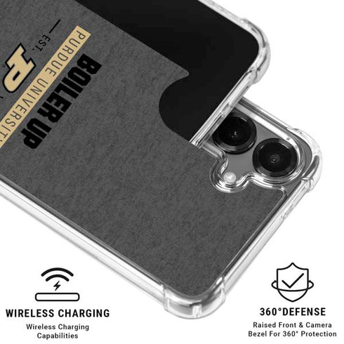 Purdue University Purdue University Boiler Up Galaxy S26 Clear Case