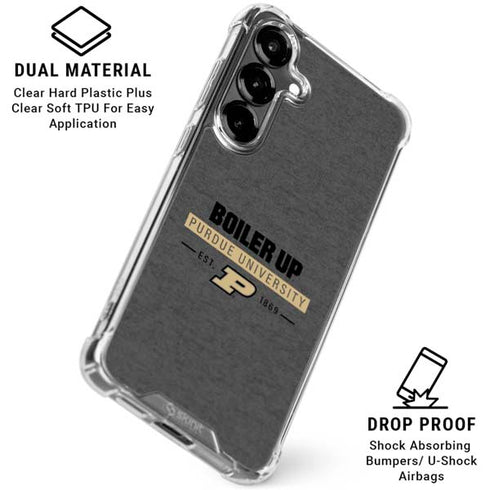 Purdue University Purdue University Boiler Up Galaxy S26 Clear Case