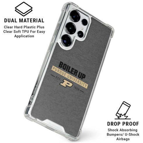Purdue University Purdue University Boiler Up Galaxy S26 Ultra Clear Case