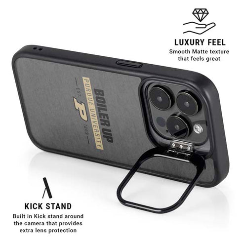 Purdue University Purdue University Boiler Up iPhone 14 Pro Max Kickstand Case