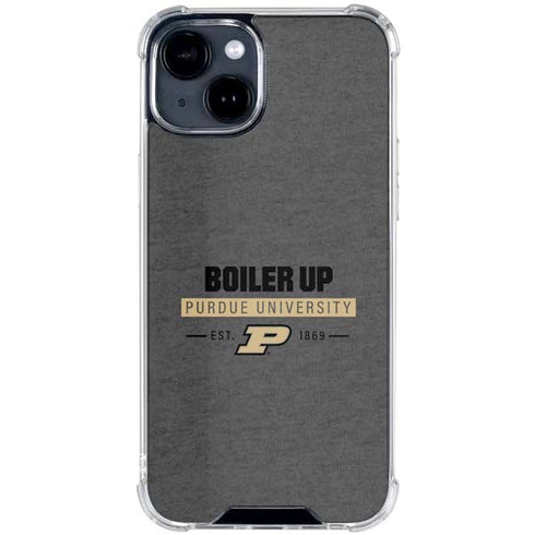 Purdue University Purdue University Boiler Up iPhone 15 Clear Case