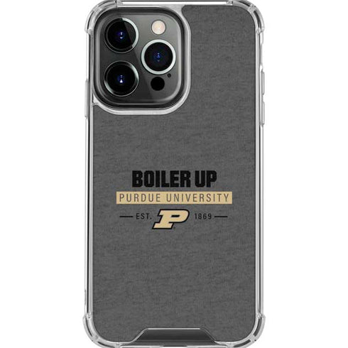Purdue University Purdue University Boiler Up iPhone 16 Pro Max Clear Case