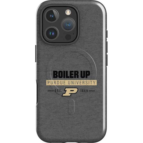 Purdue University Purdue University Boiler Up iPhone 16 Pro Max Magsafe Impact Case