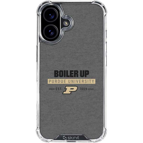 Purdue University Purdue University Boiler Up iPhone 17 Clear Case