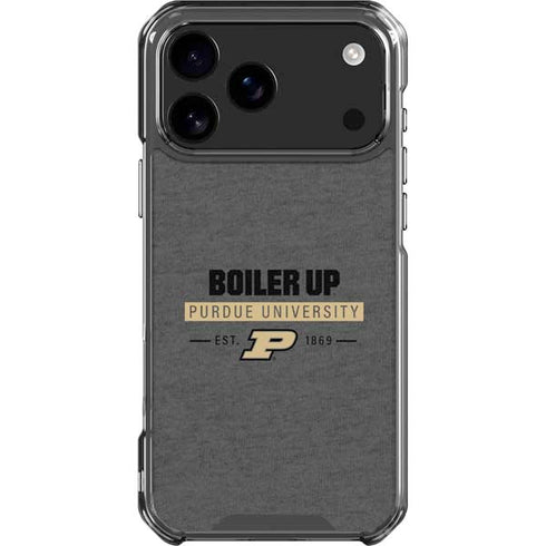 Purdue University Purdue University Boiler Up iPhone 18 Pro Max Clear Case