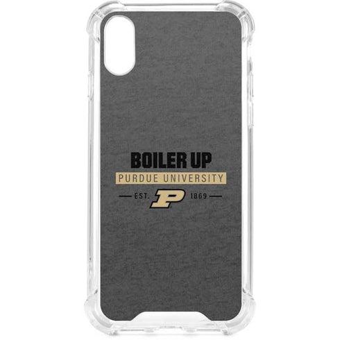 Purdue University Purdue University Boiler Up iPhone XS Clear Case
