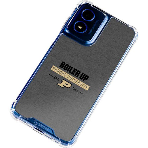 Purdue University Purdue University Boiler Up Moto G 5G (2024) Clear Case