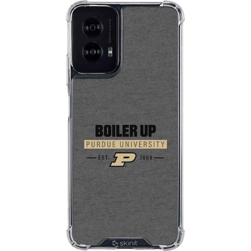 Purdue University Purdue University Boiler Up Moto G Power 5G (2024) Clear Case