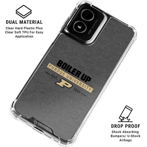 Purdue University Purdue University Boiler Up Moto G Power 5G (2024) Clear Case