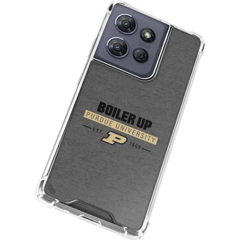 Purdue University Purdue University Boiler Up Moto G Power 5G (2025) Clear Case