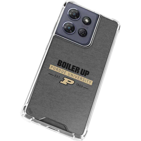 Purdue University Purdue University Boiler Up Moto G Stylus 5G (2025) Clear Case