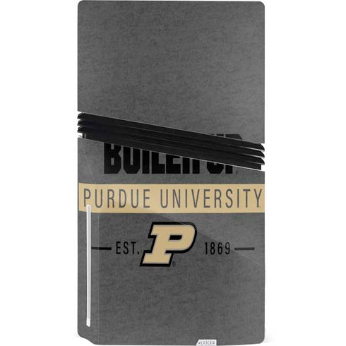 Purdue University Purdue University Boiler Up PS5 Pro Disk Console Skin