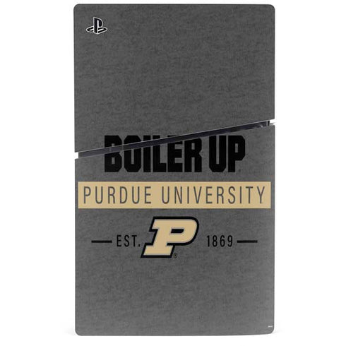 Purdue University Purdue University Boiler Up PS5 Slim Digital Edition Console Skin