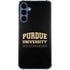 Purdue University Boilermakers Bold Galaxy A55 5G Clear Case