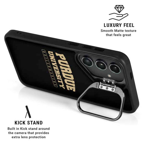 Purdue University Boilermakers Bold Galaxy S25 Kickstand Case