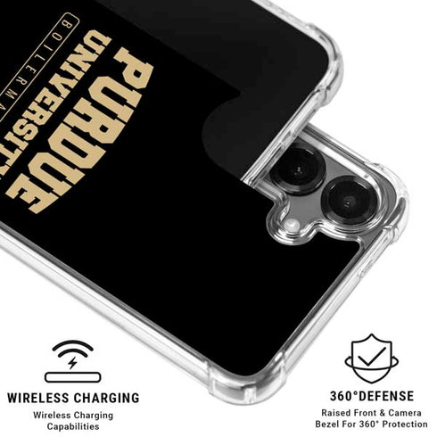 Purdue University Boilermakers Bold Galaxy S26 Plus Clear Case