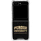 Purdue University Boilermakers Bold Galaxy Z Flip6 Clear Case