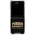 Purdue University Boilermakers Bold Galaxy Z Flip6 Clear Case