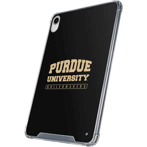 Purdue University Boilermakers Bold iPad 11th Gen (2025) Clear Case