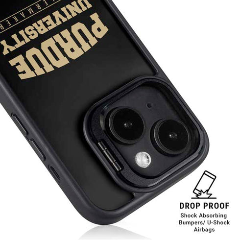 Purdue University Boilermakers Bold iPhone 14 Plus Kickstand Case