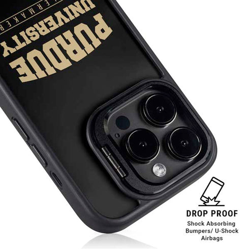 Purdue University Boilermakers Bold iPhone 14 Pro Max Kickstand Case