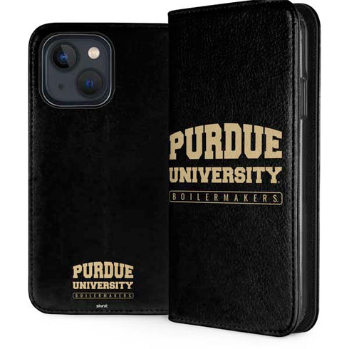 Purdue University Boilermakers Bold iPhone 15 Folio Case