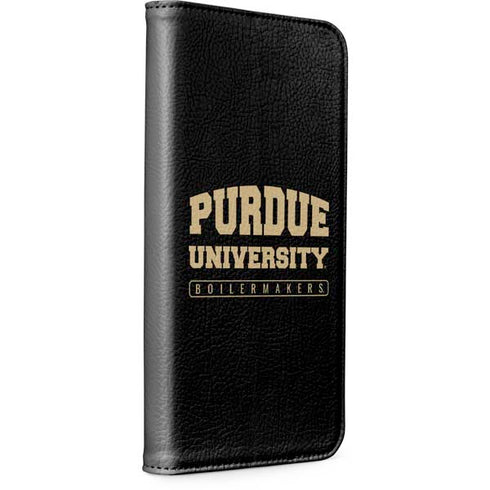 Purdue University Boilermakers Bold iPhone 15 Folio Case