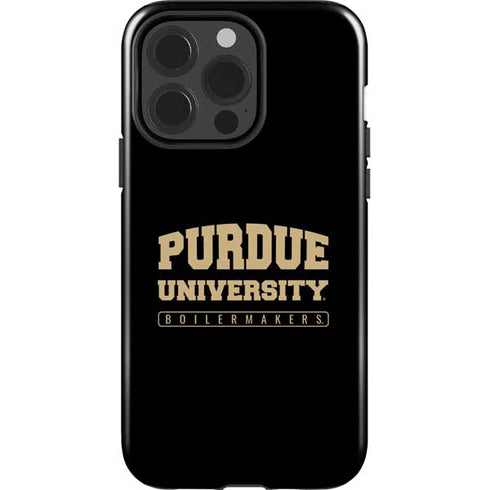 Purdue University Purdue University Boilermakers Bold iPhone 15 Pro Impact Case