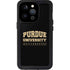 Purdue University Boilermakers Bold iPhone 15 Pro Waterproof Case