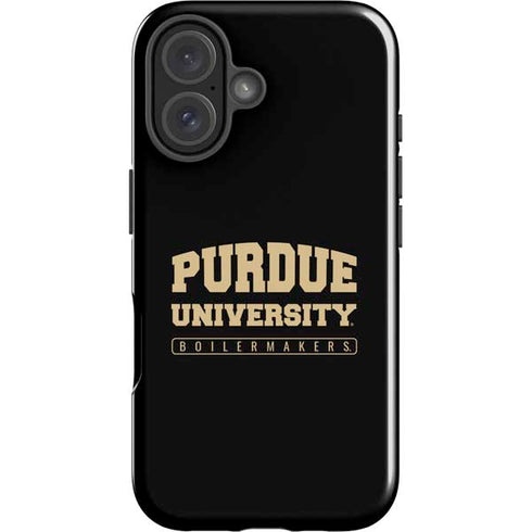 Purdue University Boilermakers Bold iPhone 16 Impact Case