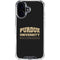 Purdue University Boilermakers Bold iPhone 16 Plus Clear Case