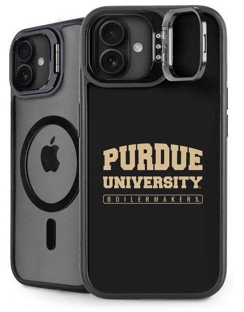 Purdue University Boilermakers Bold iPhone 16 Plus Kickstand Case