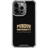 Purdue University Boilermakers Bold iPhone 16 Pro Clear Case