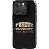 Purdue University Boilermakers Bold iPhone 16 Pro Max Impact Case