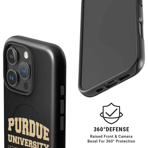 Purdue University Boilermakers Bold iPhone 16 Pro Max Magsafe Impact Case