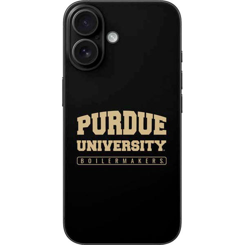 Purdue University Boilermakers Bold iPhone 16 Skin